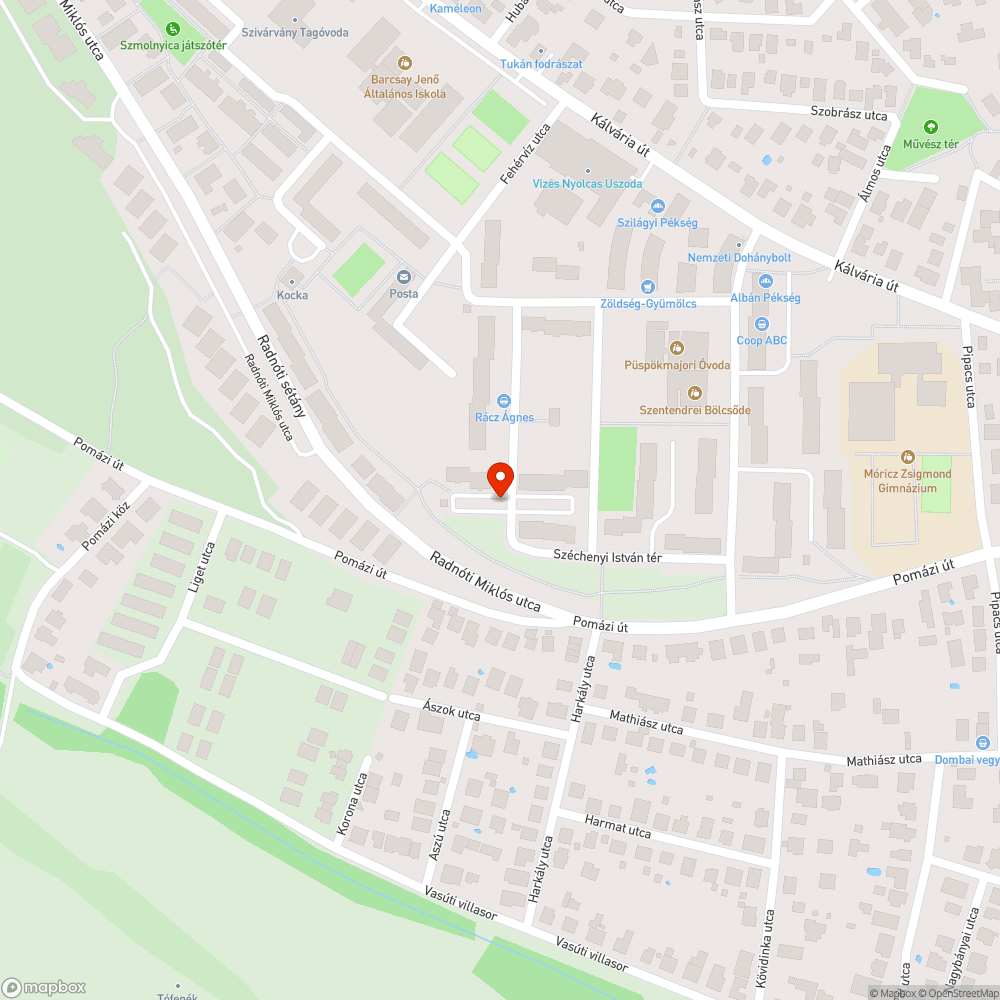 Kiégett közvilágítás bejelentés helye