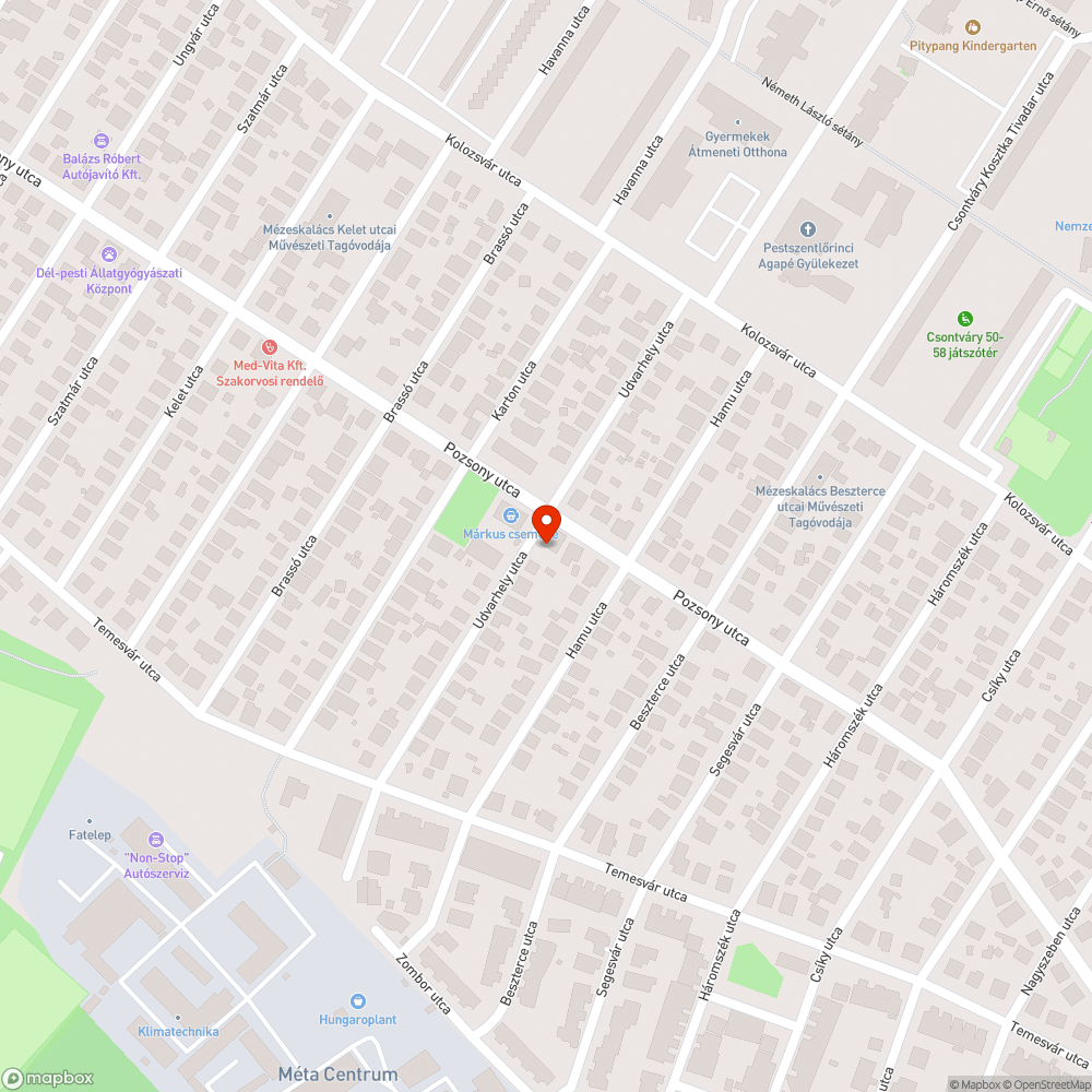 Kátyúk javításának kérése bejelentés helye