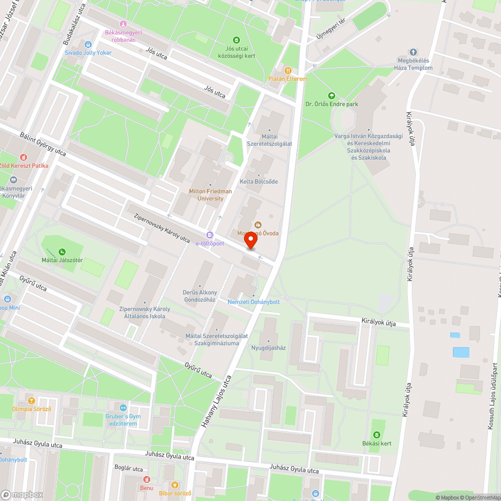 Eldugult víznyelő bejelentés helye