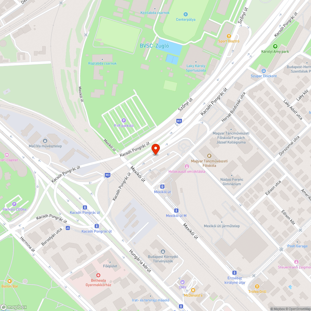 Balesetveszély bejelentés helye