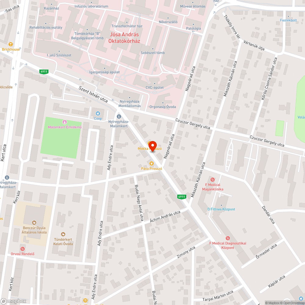 Zöldfelületen parkolás bejelentés helye