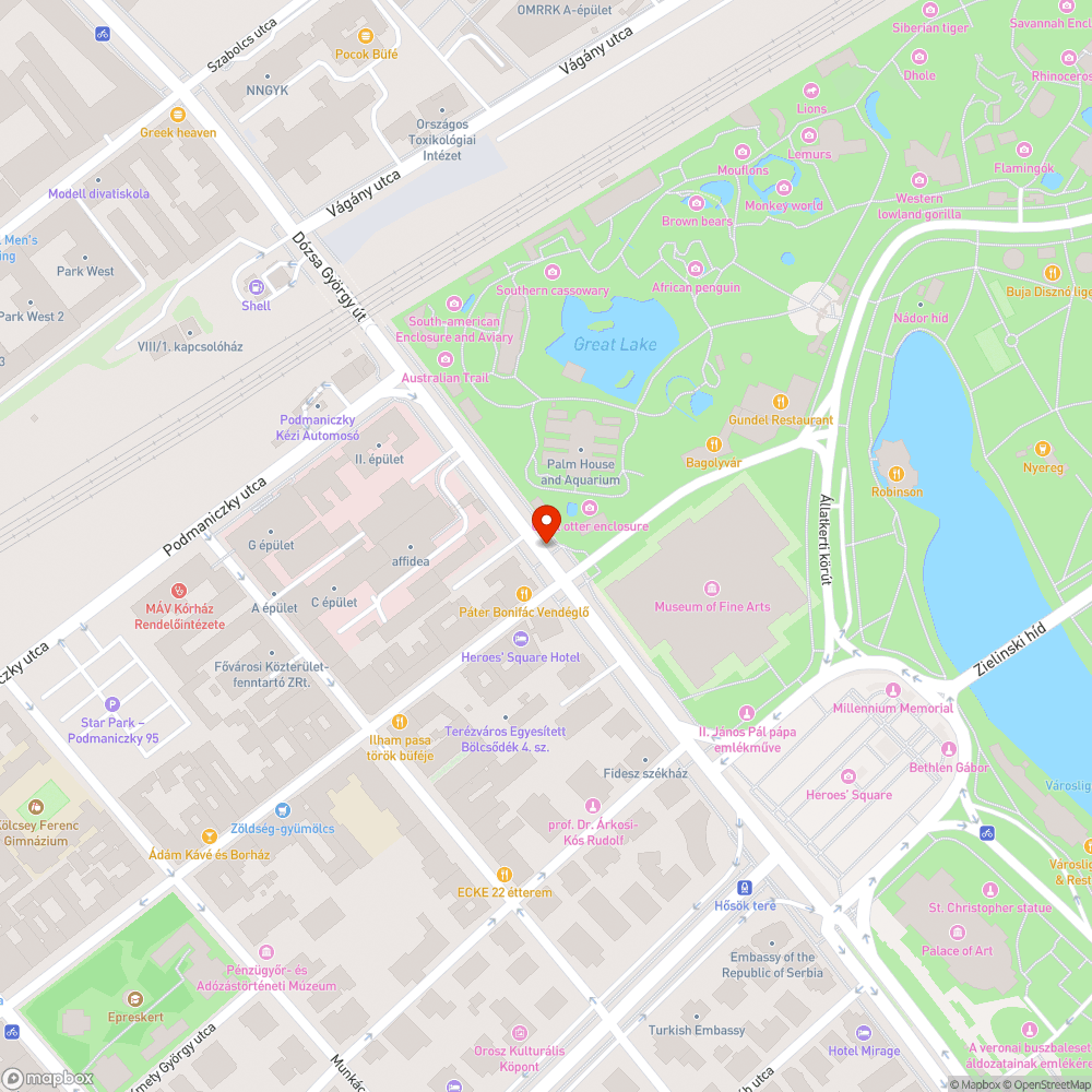 Üres fahely bejelentés helye