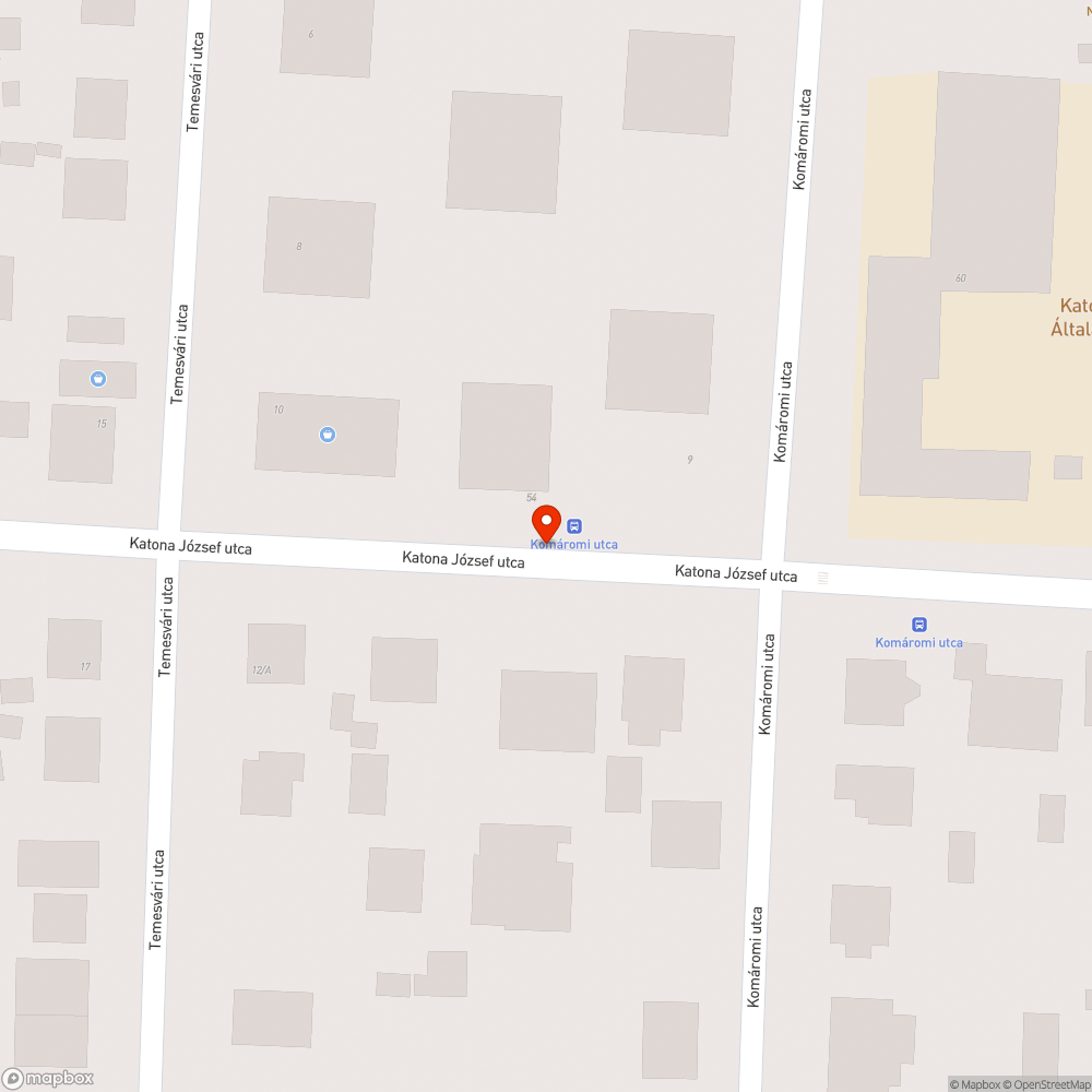 Buszmegállóban a kuka leesett/levették bejelentés helye