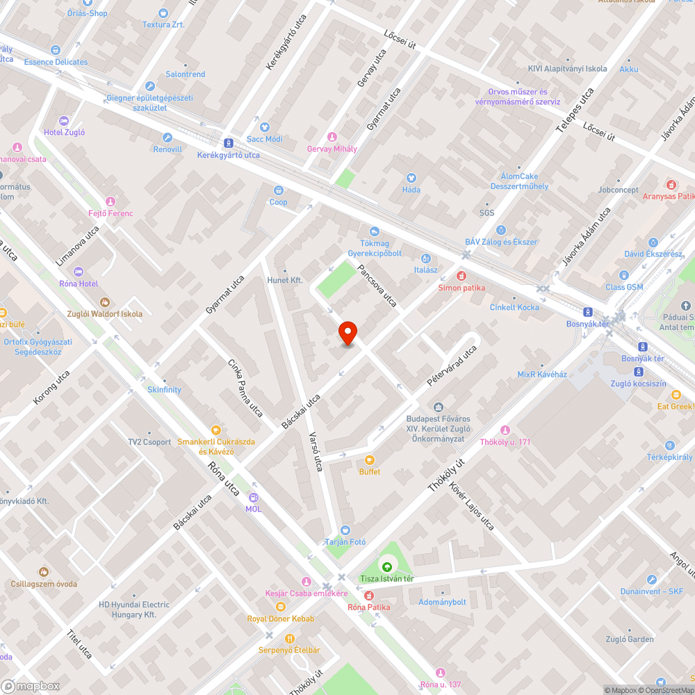 kiszáradt fa bejelentés helye