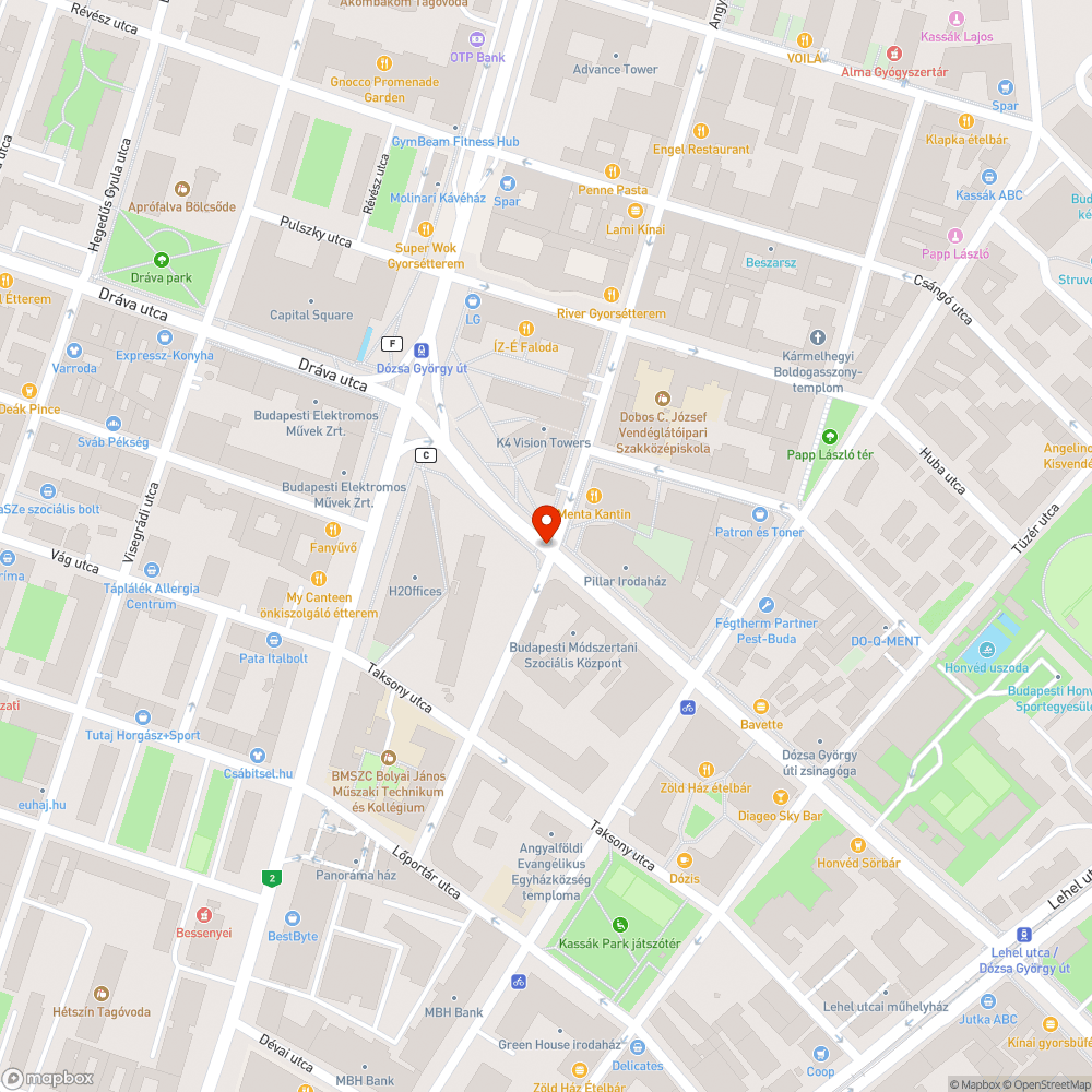 Angyalföldi - Dózsa György zebra víz alatt bejelentés helye