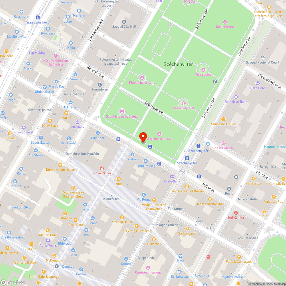 Hiányos és szálkás deszkázatú pad - Széchenyi tér, buszmegállóban bejelentés helye