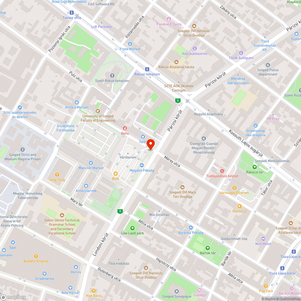 Autógumi az zöldövezetben - Mars tér bejelentés helye