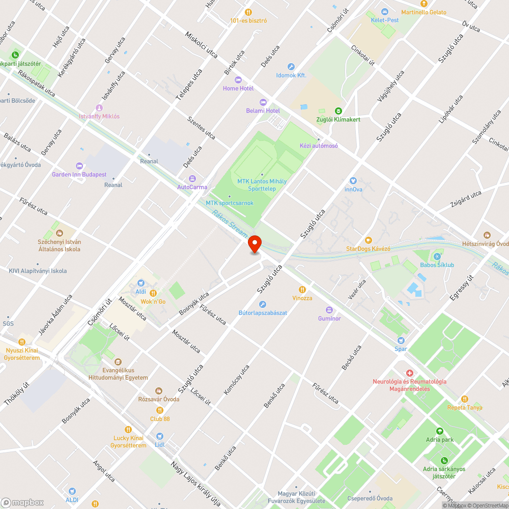 Nagy kátyú bejelentés helye