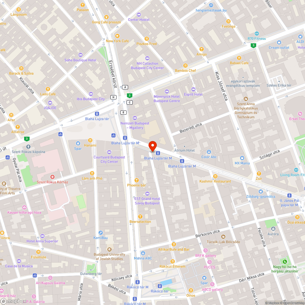 Járdán közlekedők bejelentés helye