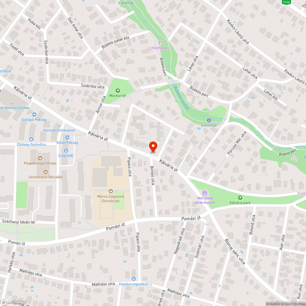 Kiégett közvilágítás bejelentés helye