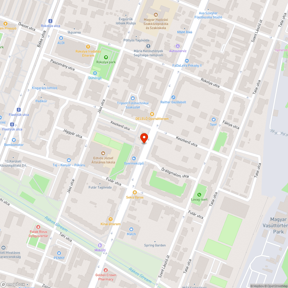 Sérült fa bejelentés helye