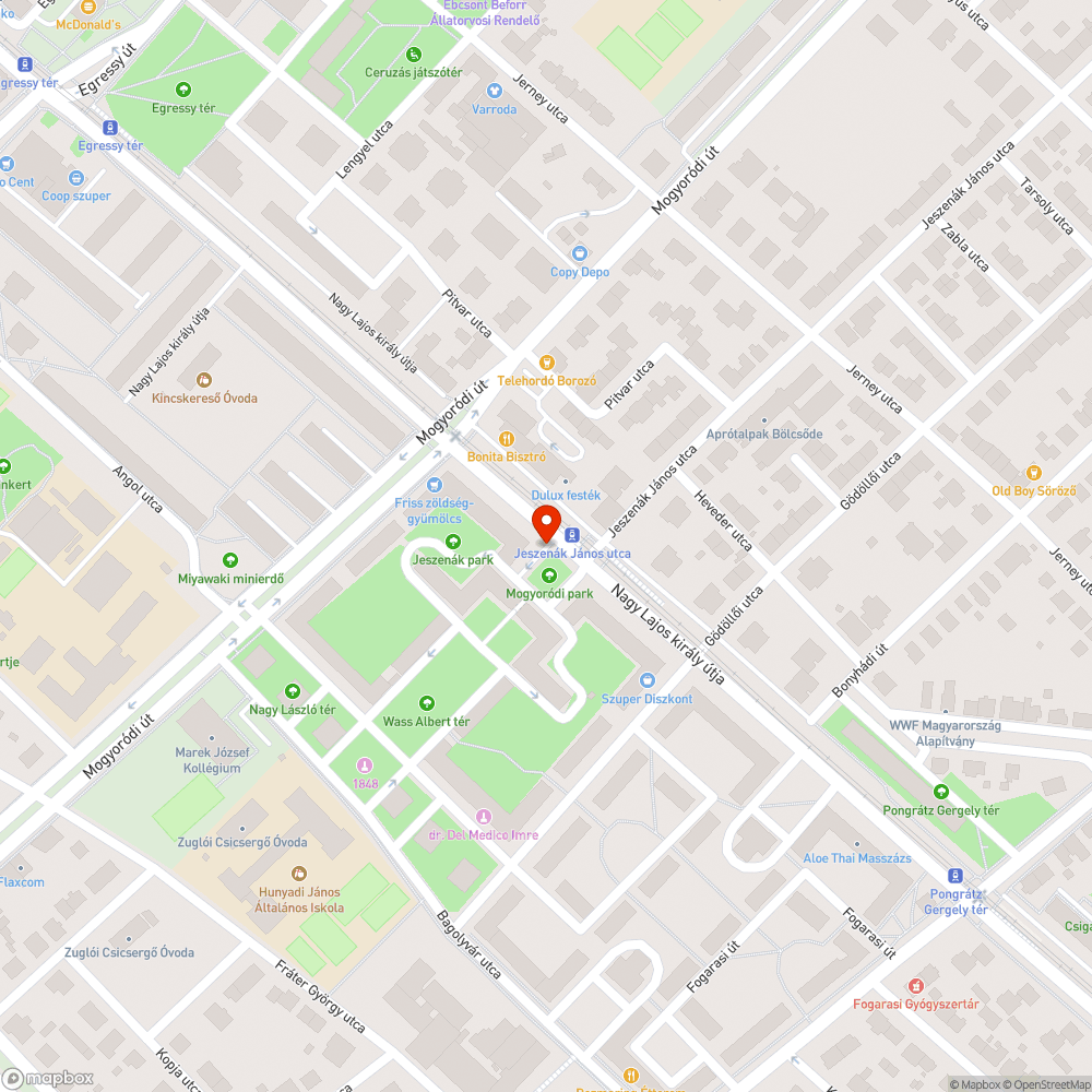 Galambtetem bejelentés helye