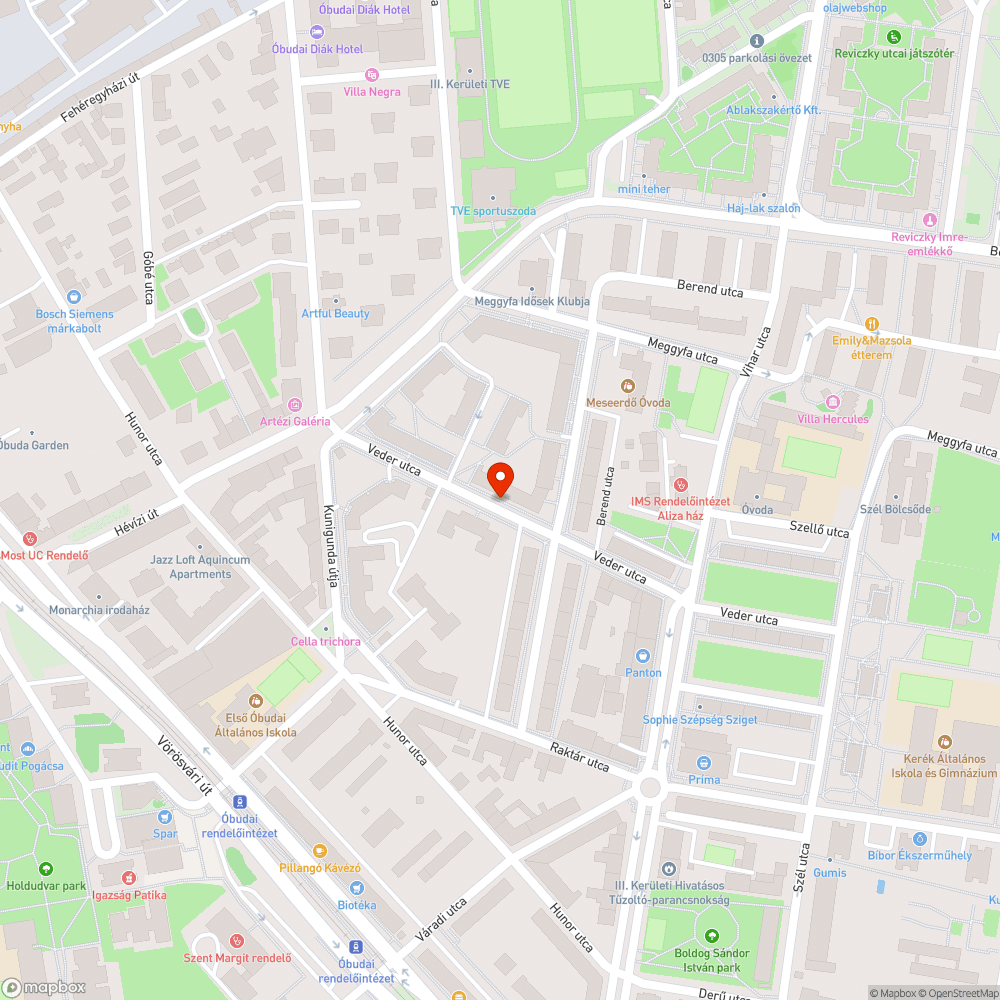 Sérült fa támasztó bejelentés helye