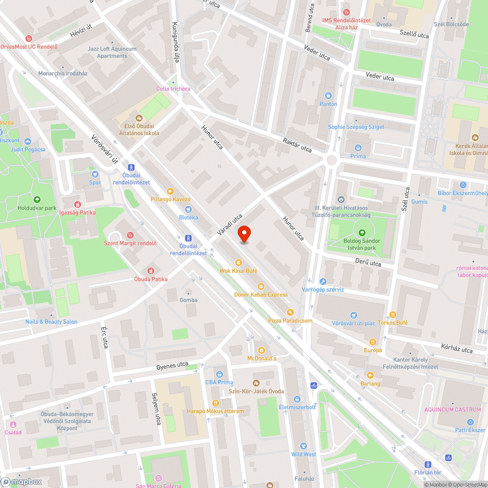 Botlásveszélyes járólap bejelentés helye