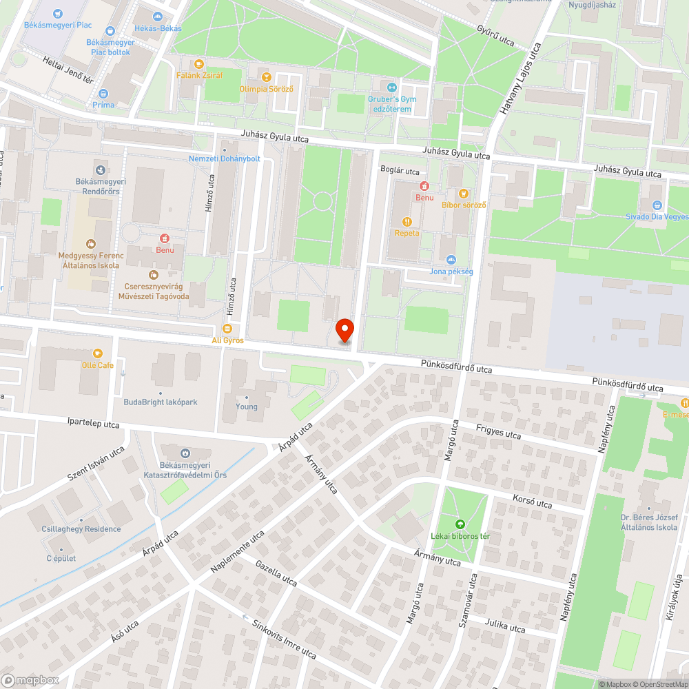 Halott fa bejelentés helye