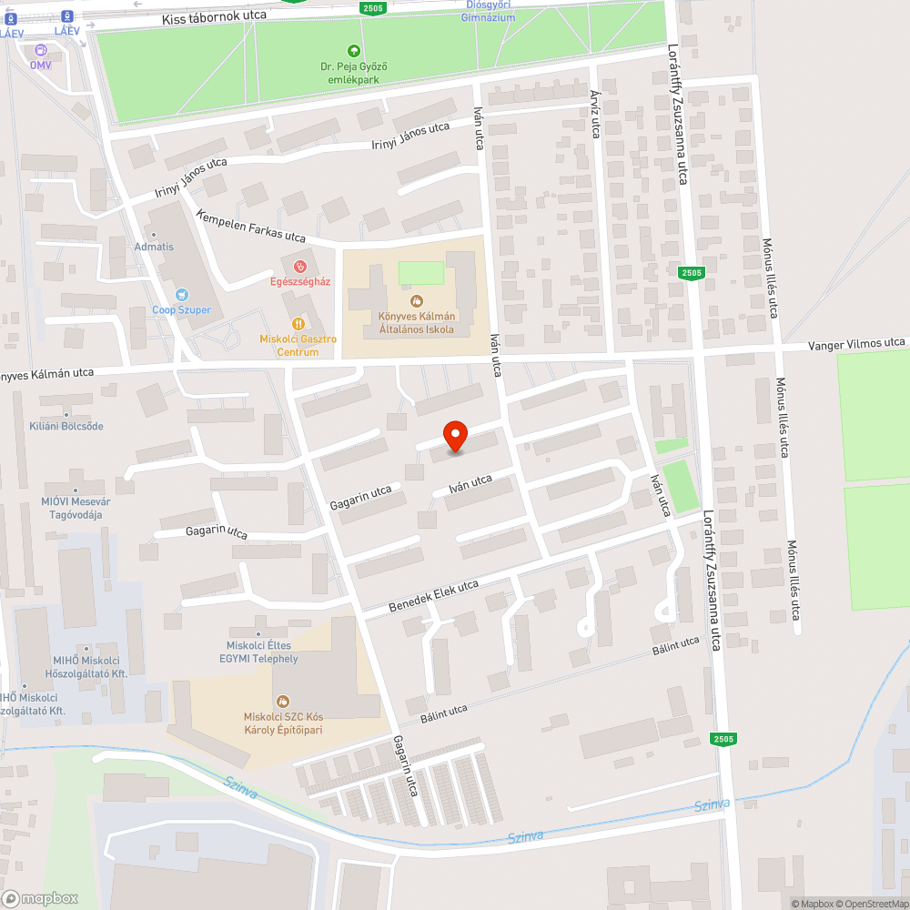 Csernobil a ház elött bejelentés helye