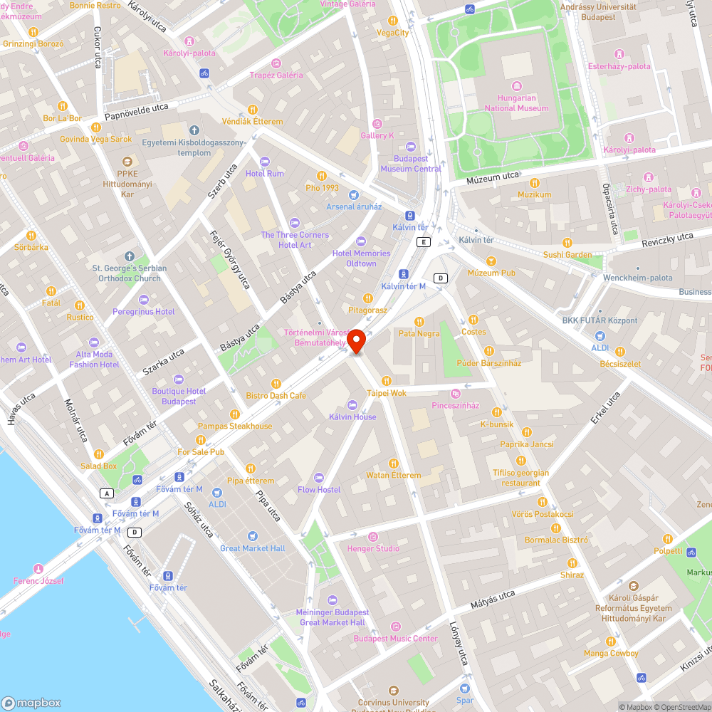 Lónyay utca végi kerékpáros lámpa bejelentés helye