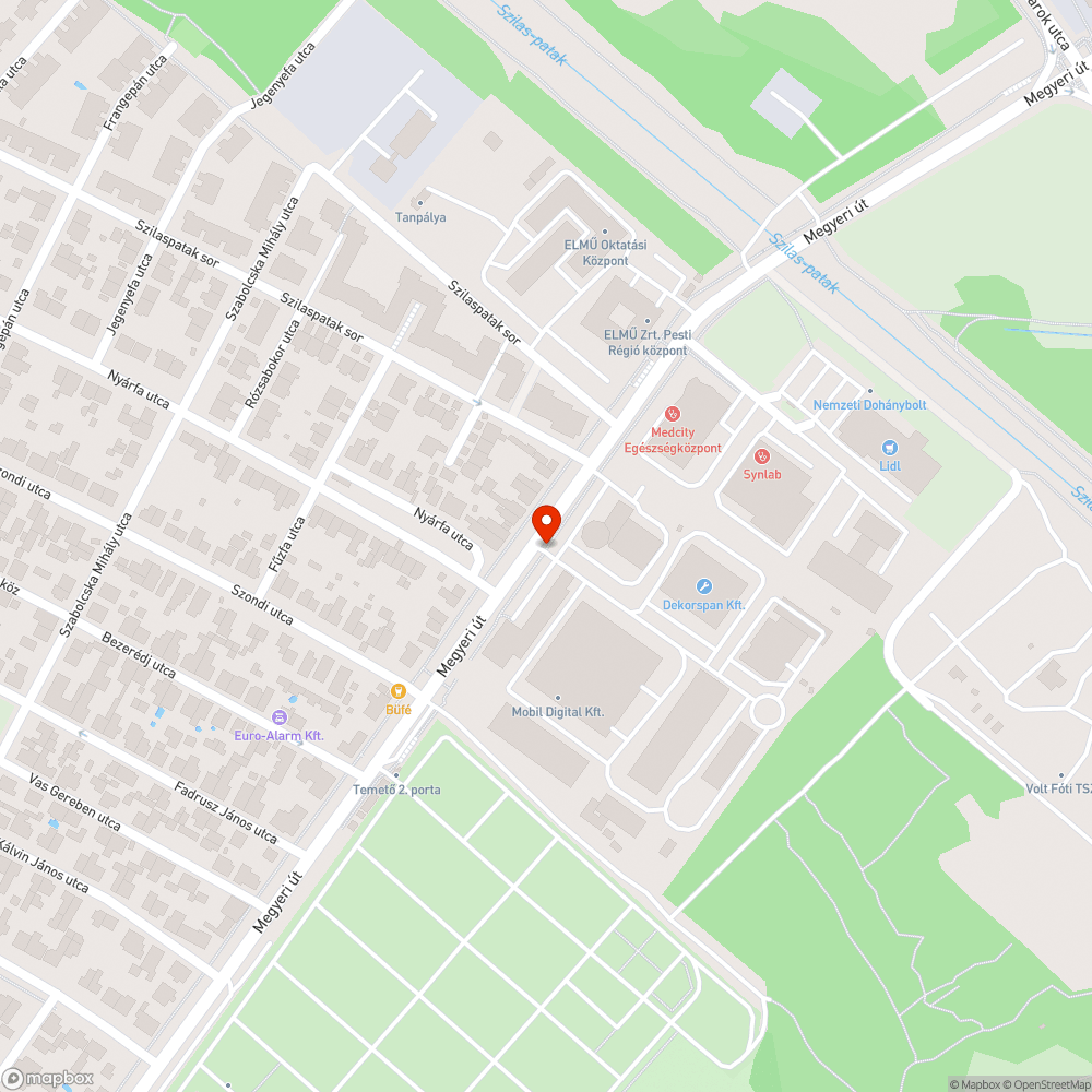 Ferde és fakó tábla bejelentés helye