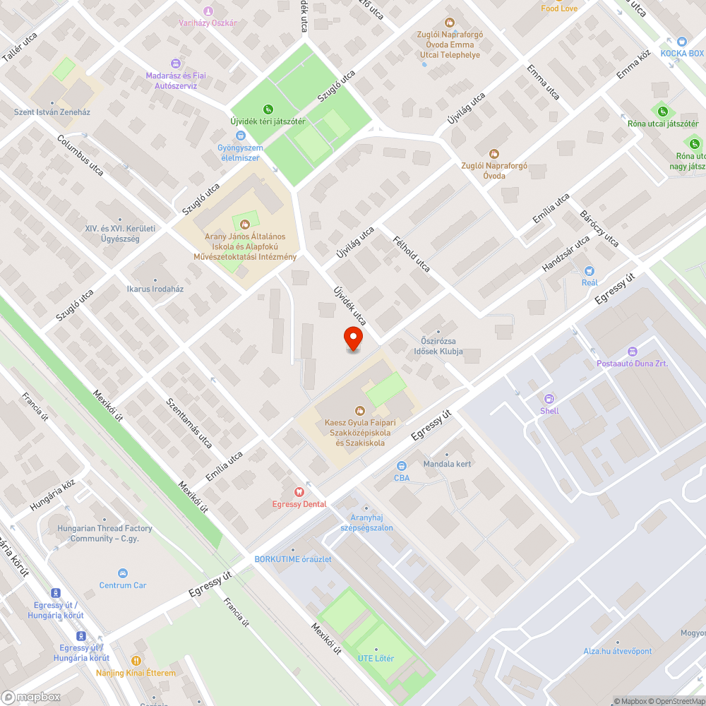 Kiszáradt bokrok bejelentés helye