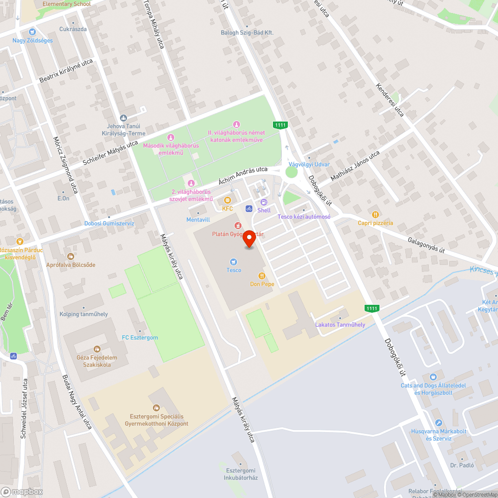 Elektromos töltőpont hiánya - Tesco bejelentés helye