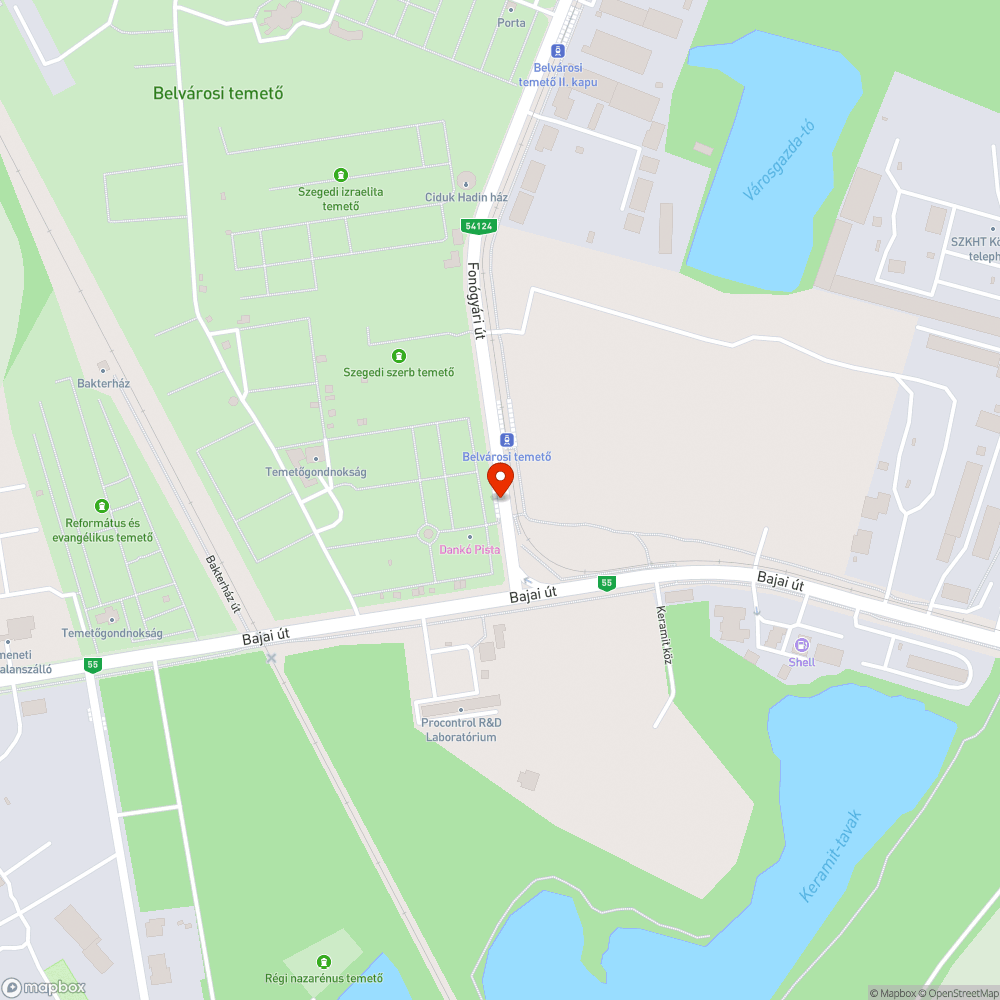 Koszos, szemetes megâlló bejelentés helye