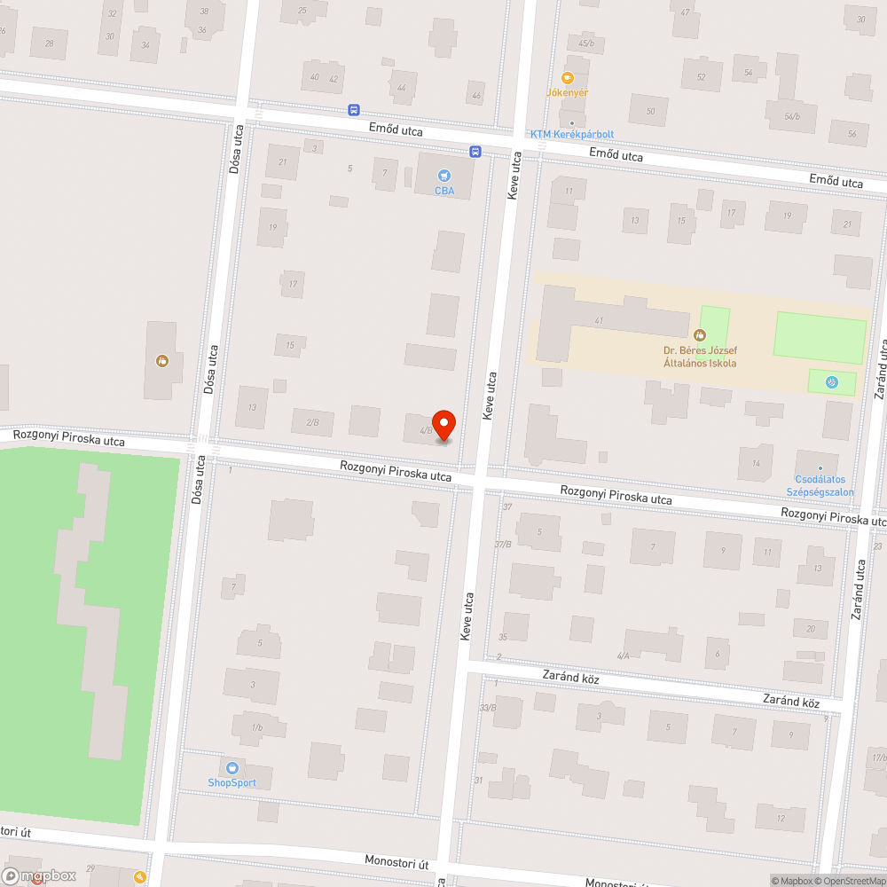 Eldugult vízelvezető. bejelentés helye