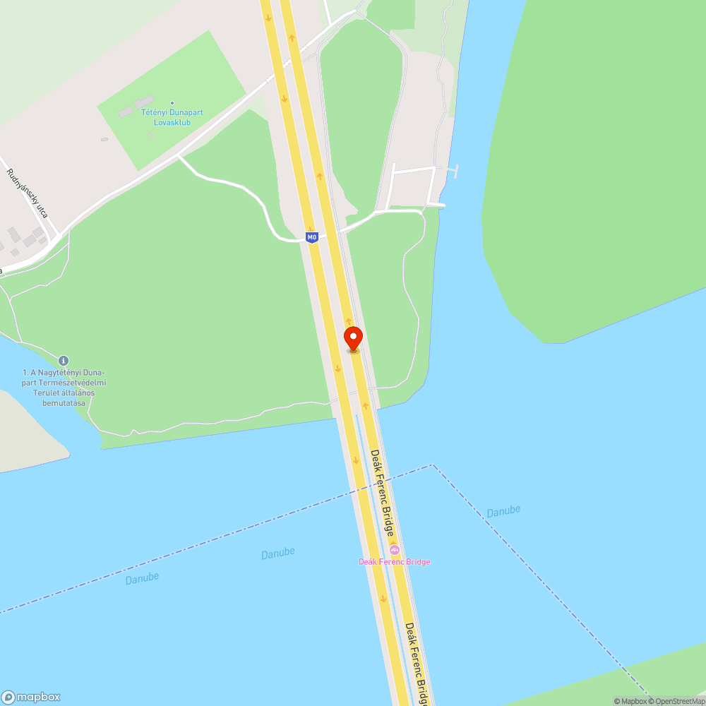 Kerékpárútra csúszott töltés bejelentés helye