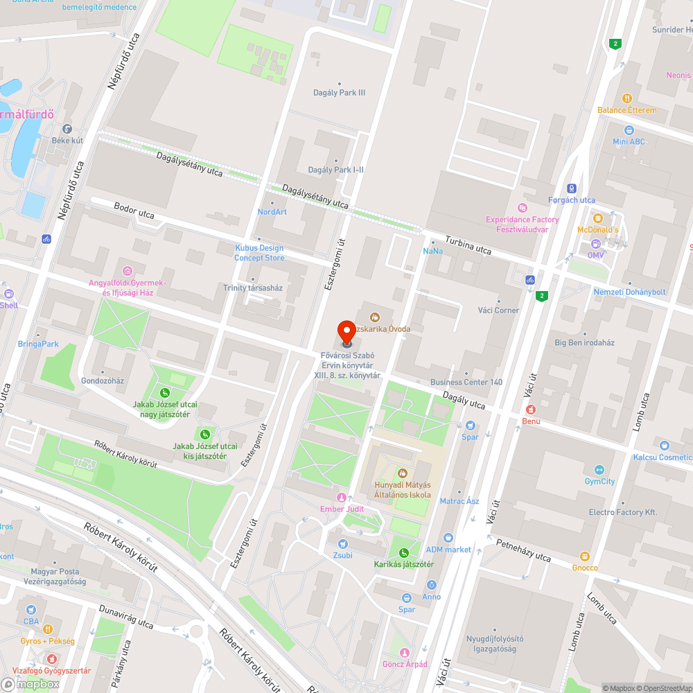 Dagály utca – forgalomlassítás bejelentés helye