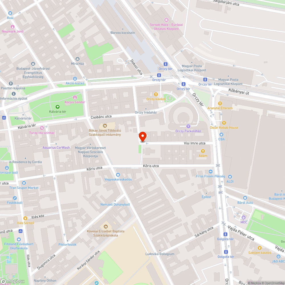 Csótányok bejelentés helye