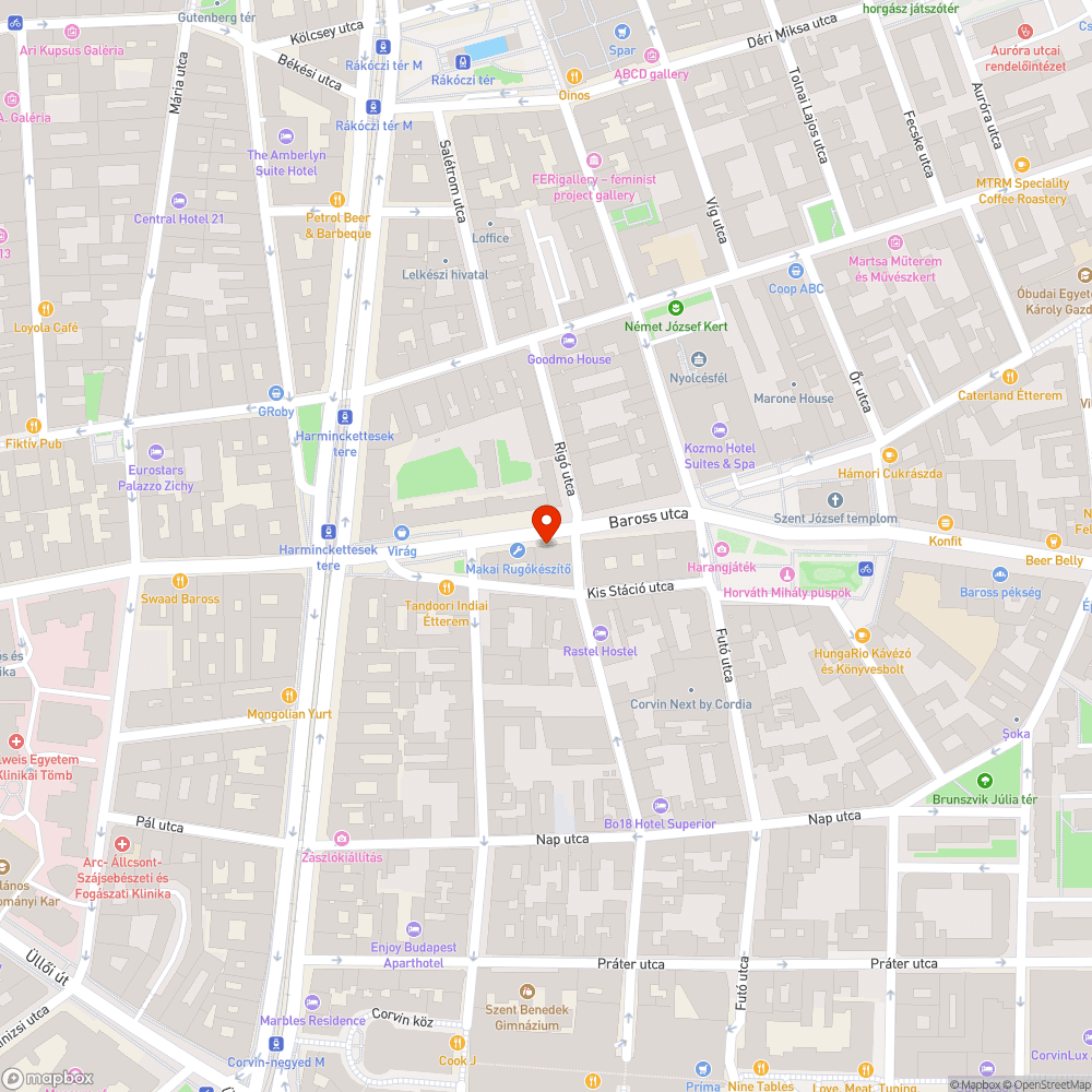 Megsüllyedt fedél bejelentés helye