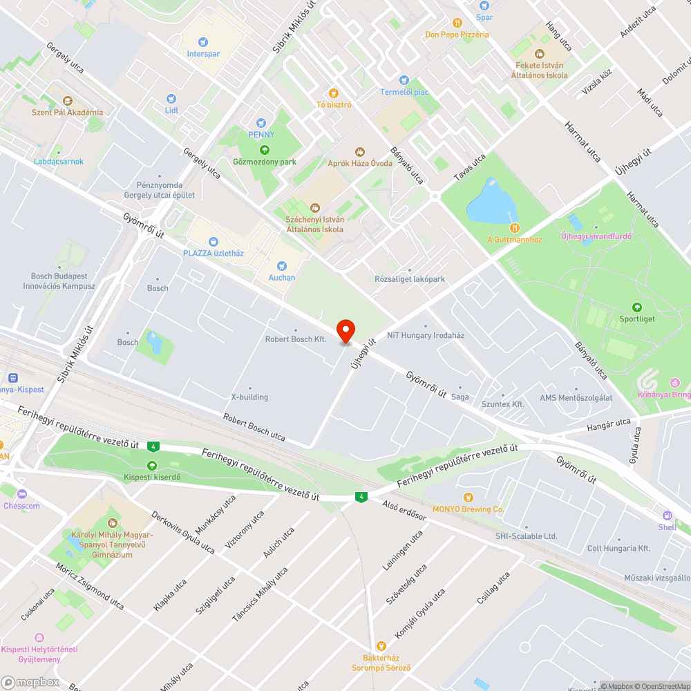 Megsüllyedt fedél bejelentés helye