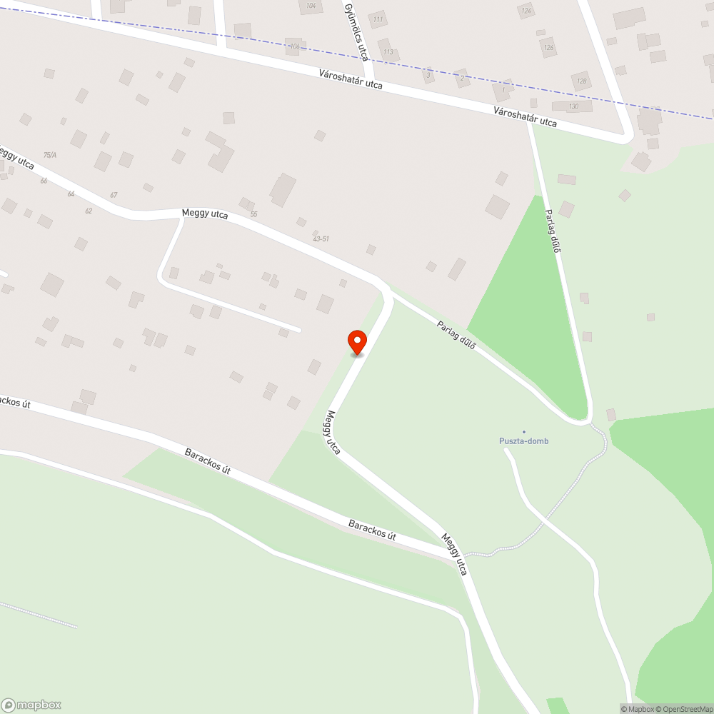 Sötét utcák bejelentés helye