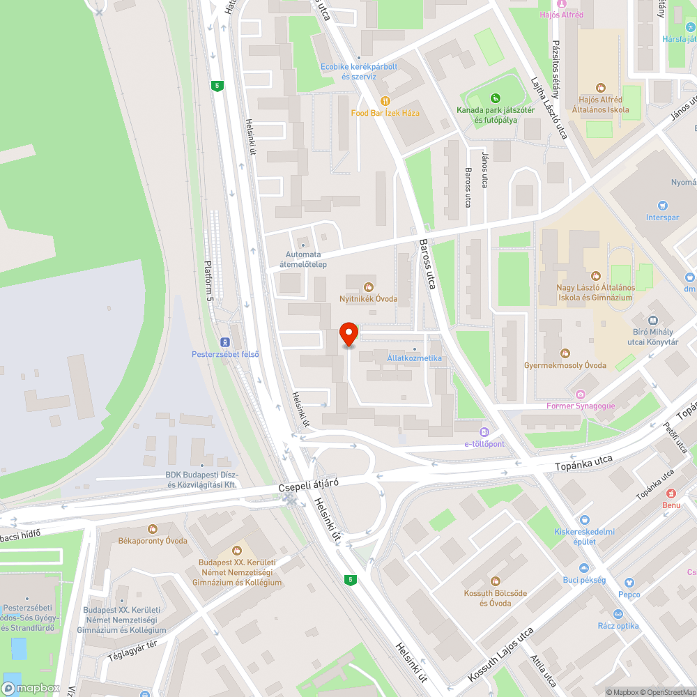 Kiégett világítás bejelentés helye