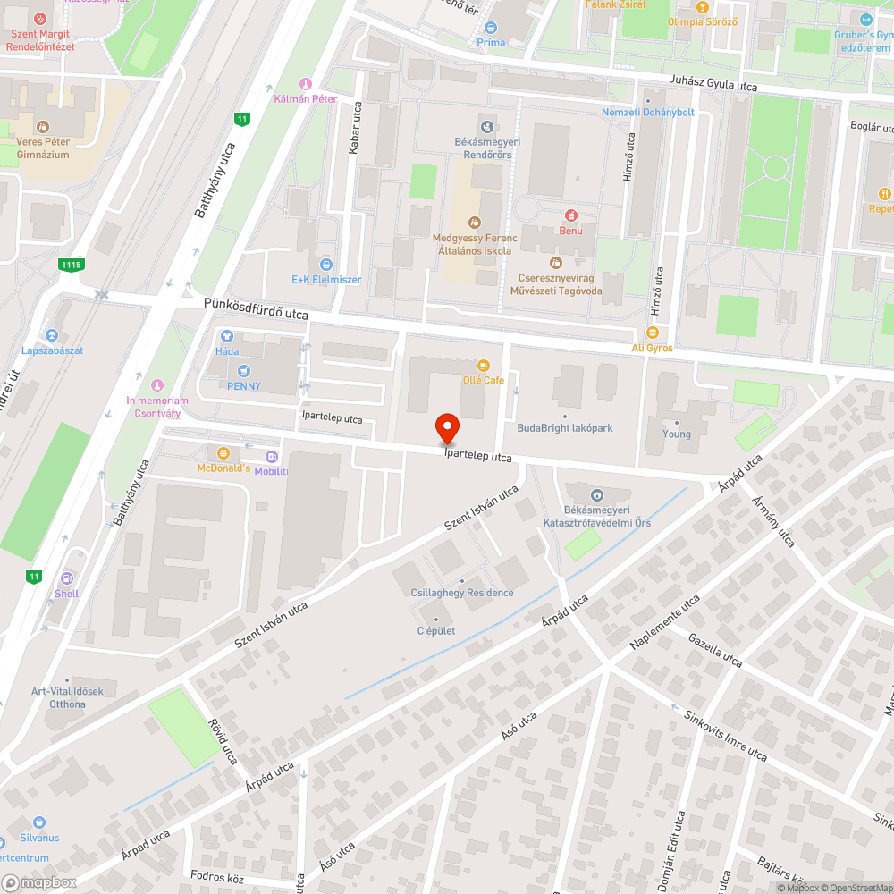 Eldugult víznyelő bejelentés helye