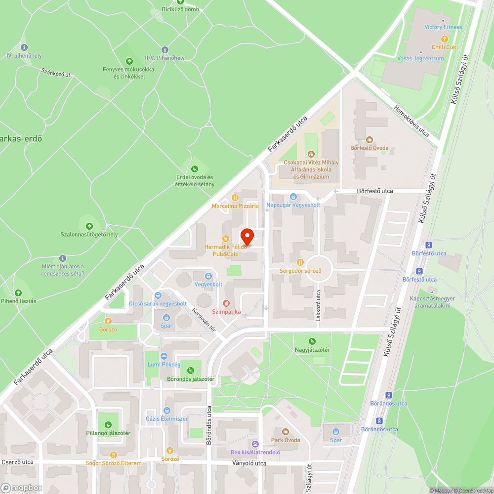 Brutális méretű kátyú Káposztásmegyeren bejelentés helye