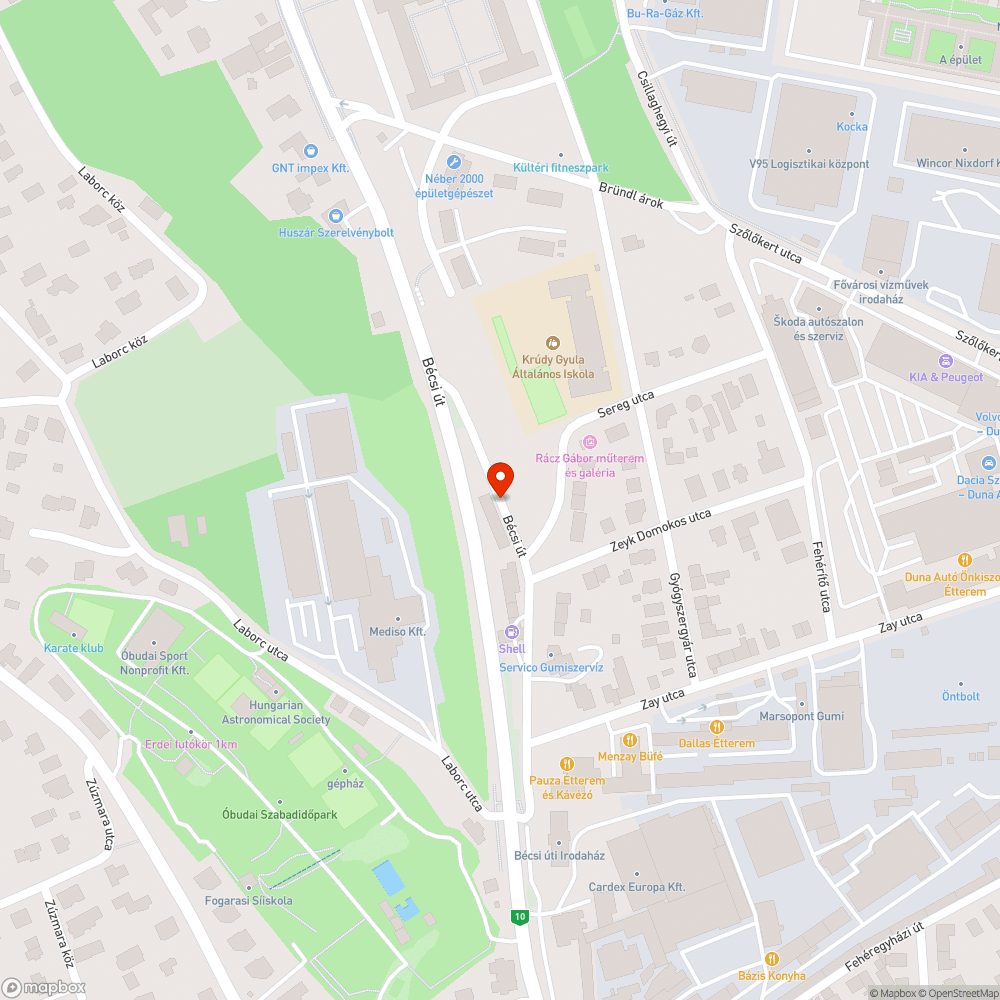 Növénnyel benőtt járda bejelentés helye