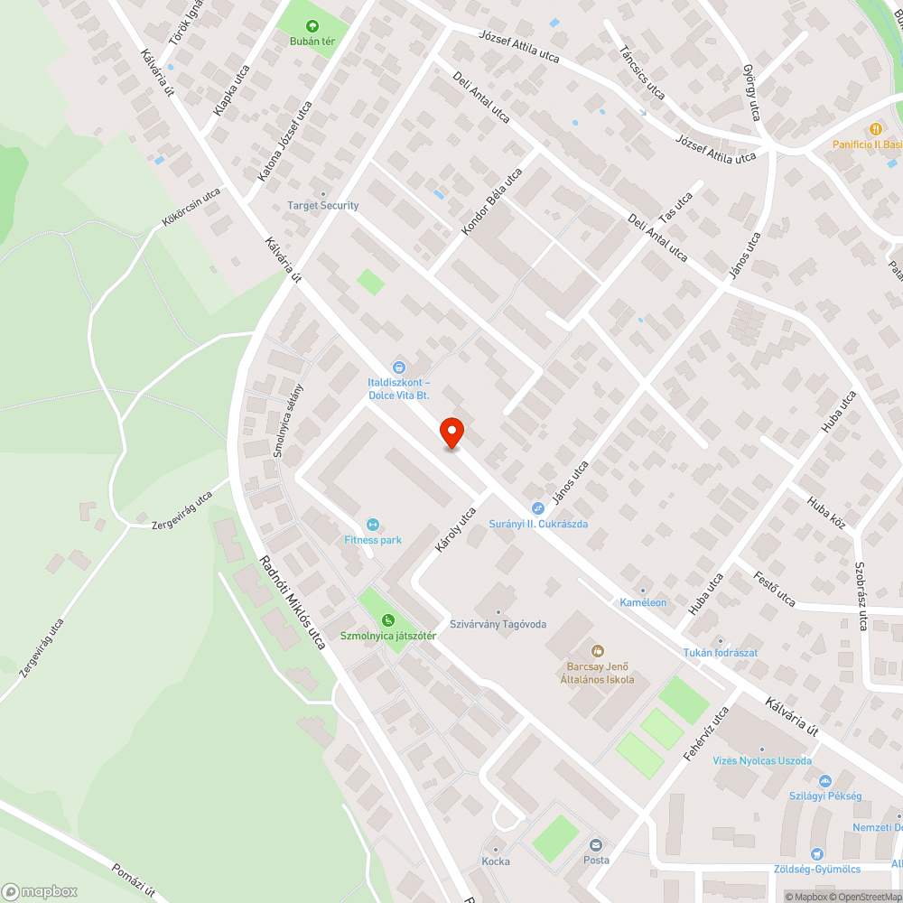 Lom a Kálvária út mellett bejelentés helye