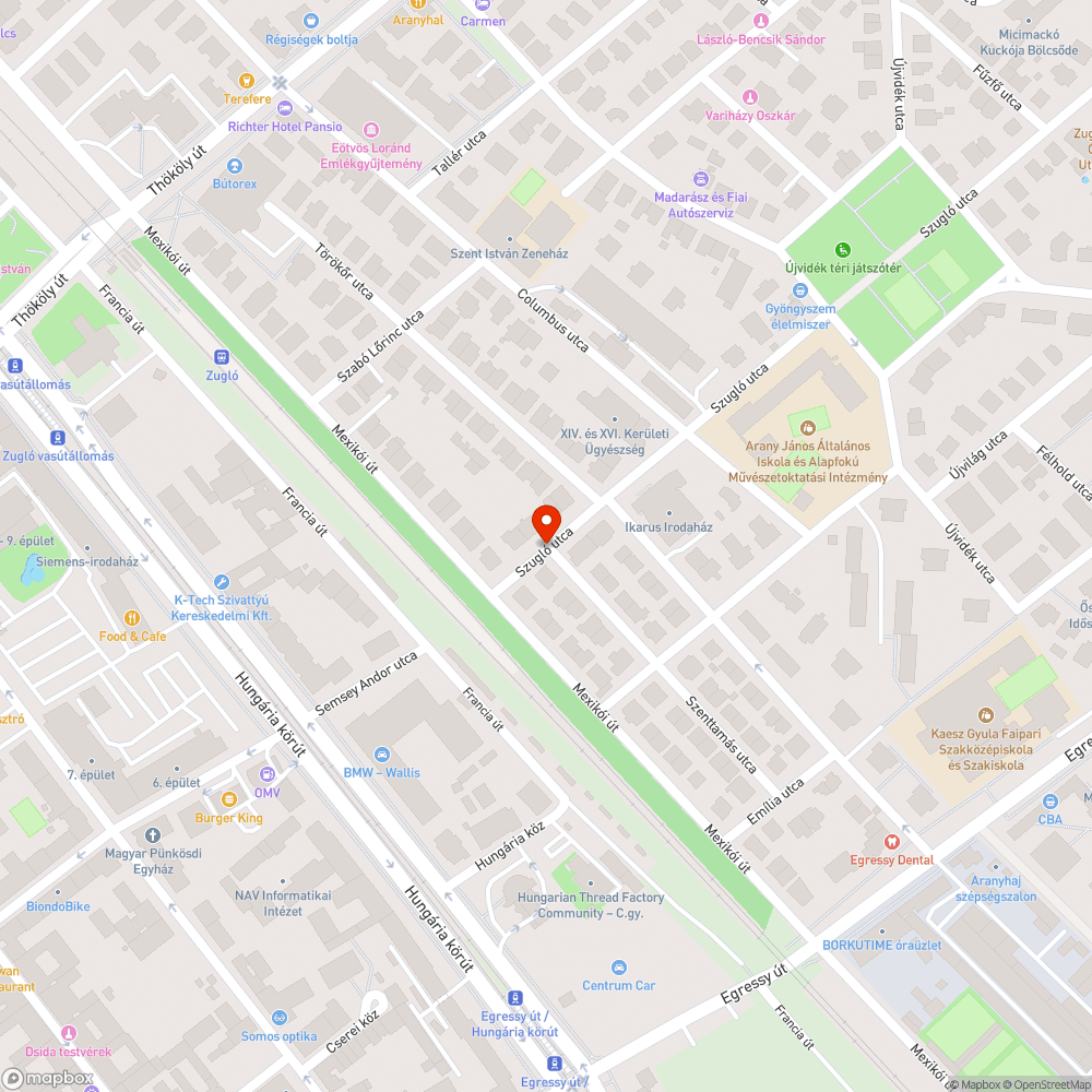 Halott fa bejelentés helye