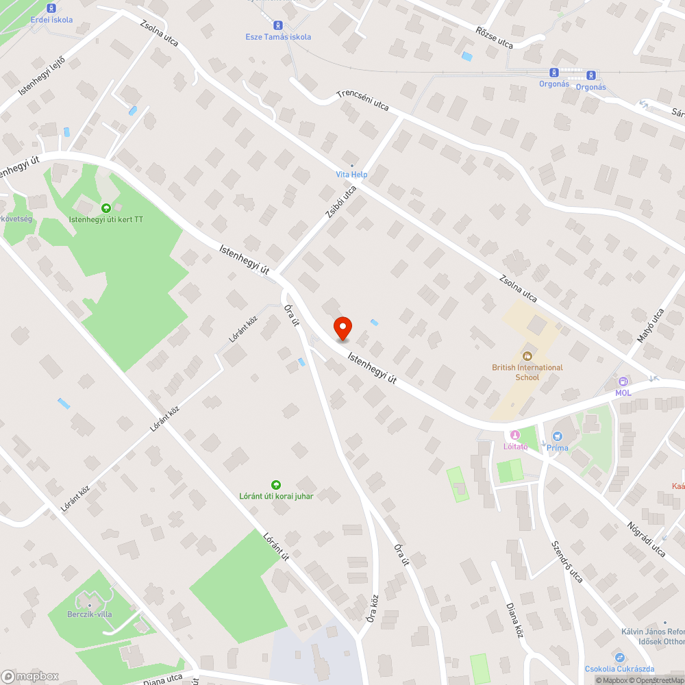 Szemét bejelentés helye