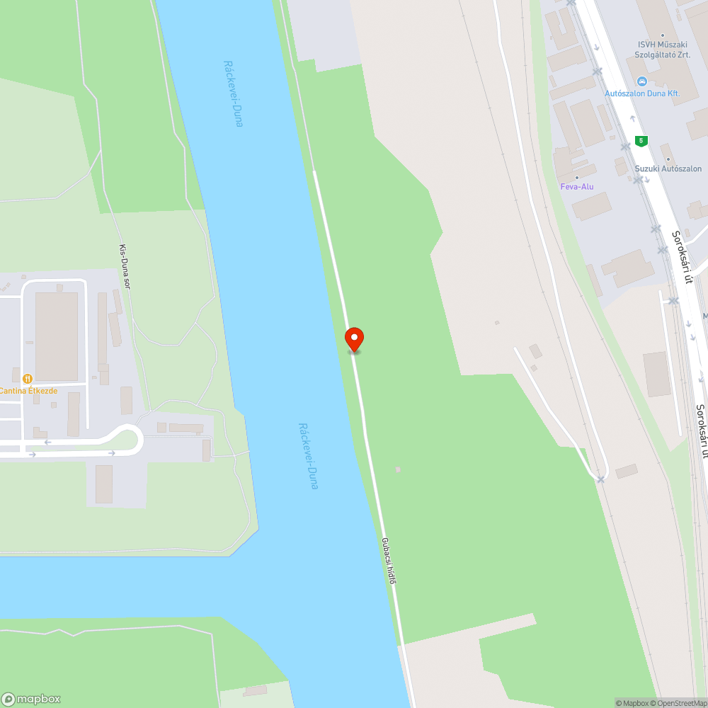 Eurovelo 6 kidőlt fa bejelentés helye