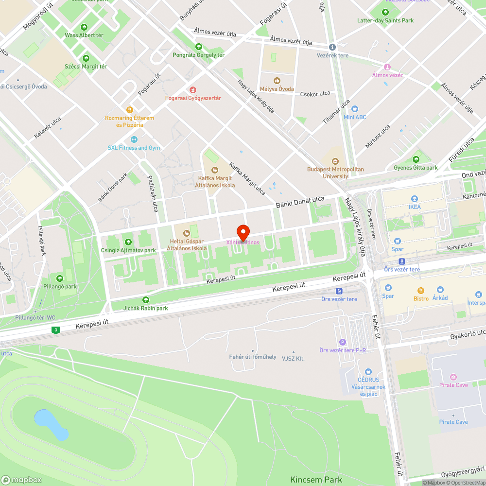 Összetört út és kátyúk bejelentés helye