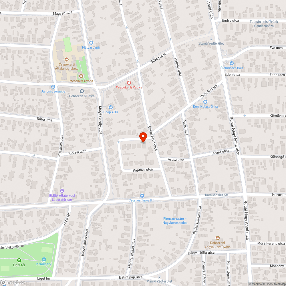 Útszélén van egy mélyebb kátyú bejelentés helye