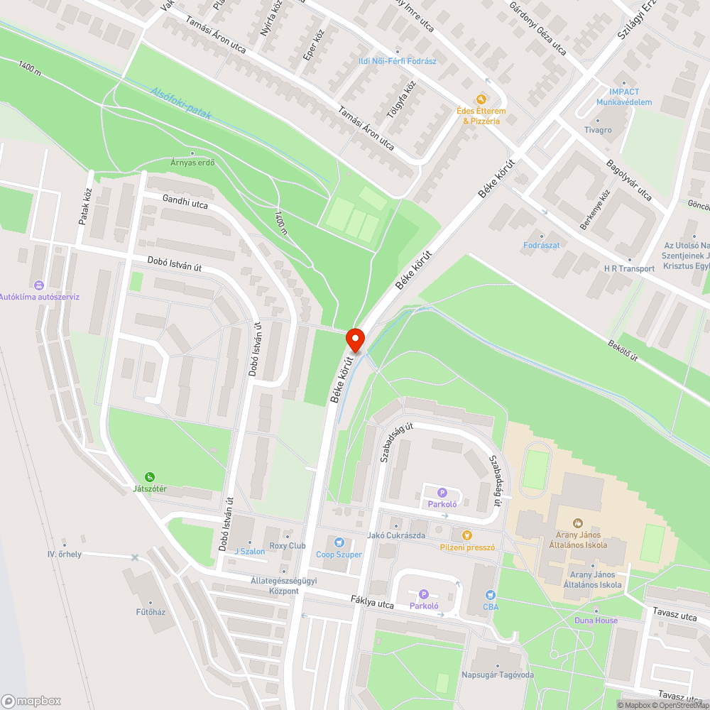 elhanyagolt, takarítatlan árok bejelentés helye