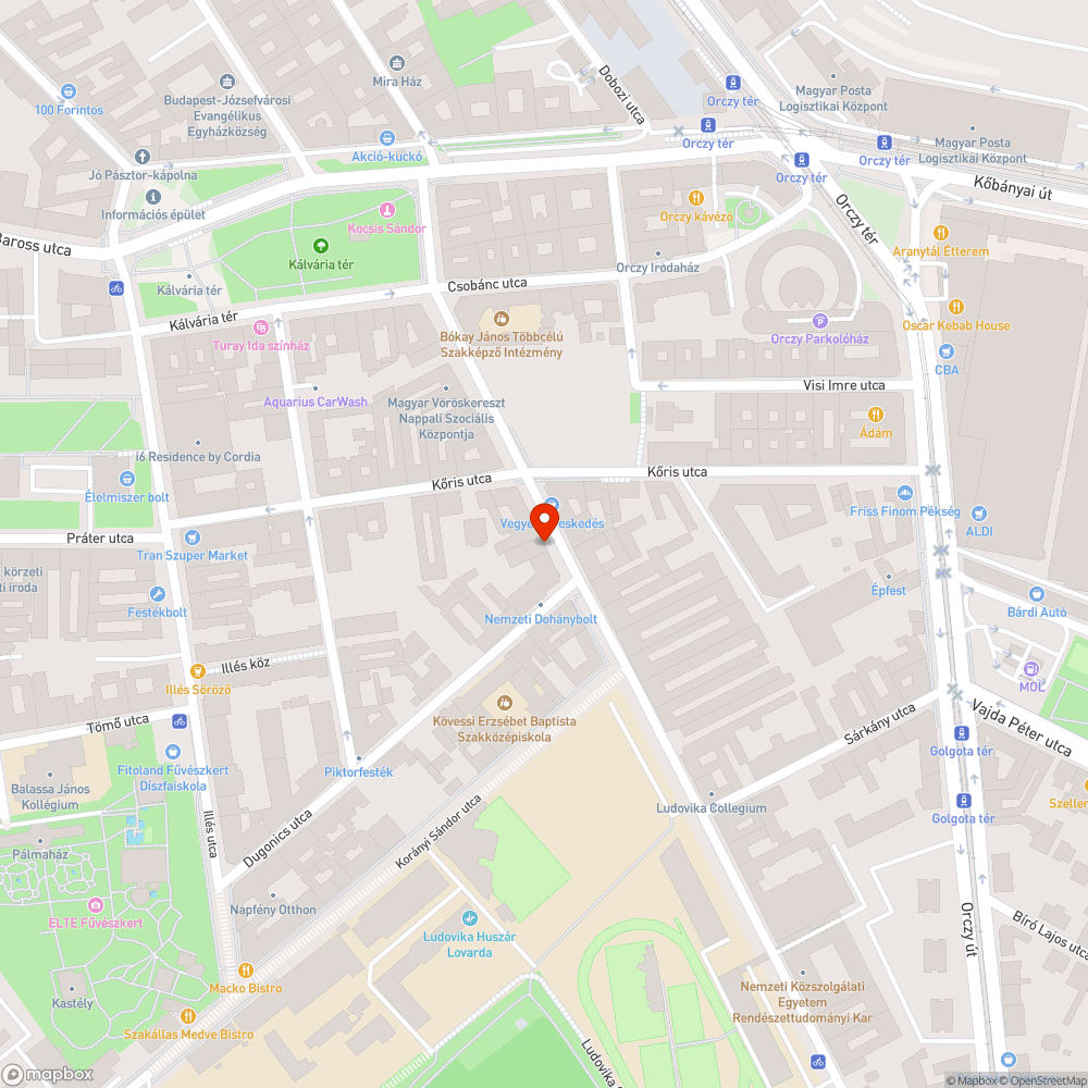 Hiányzó burkolat bejelentés helye