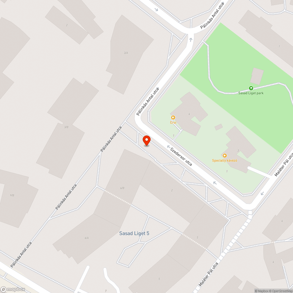 Szedersor utca térköves járda feltúrva bejelentés helye