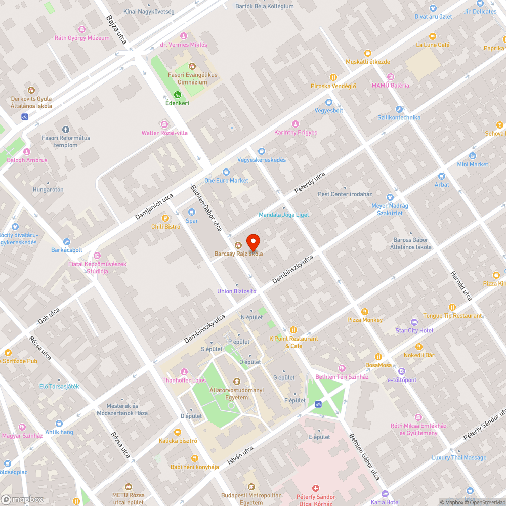 Több zsák törmelék bejelentés helye