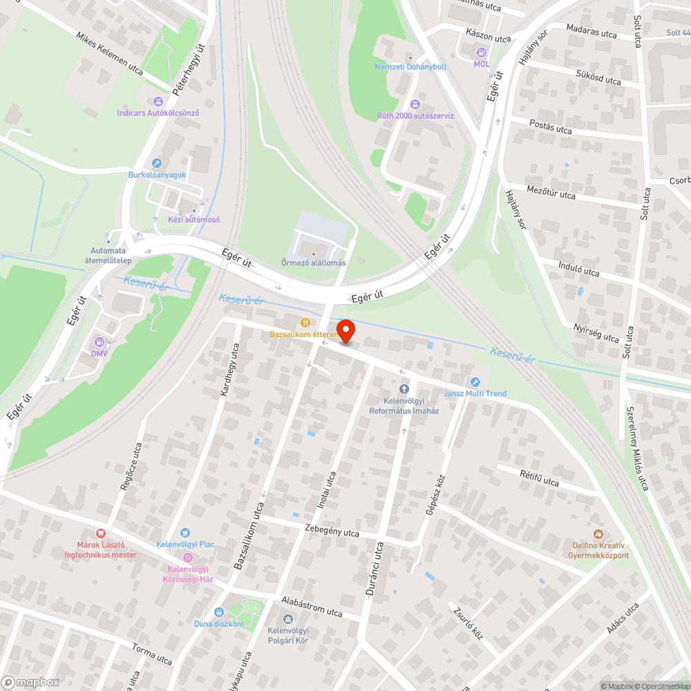 járdára leszakadó tető bejelentés helye