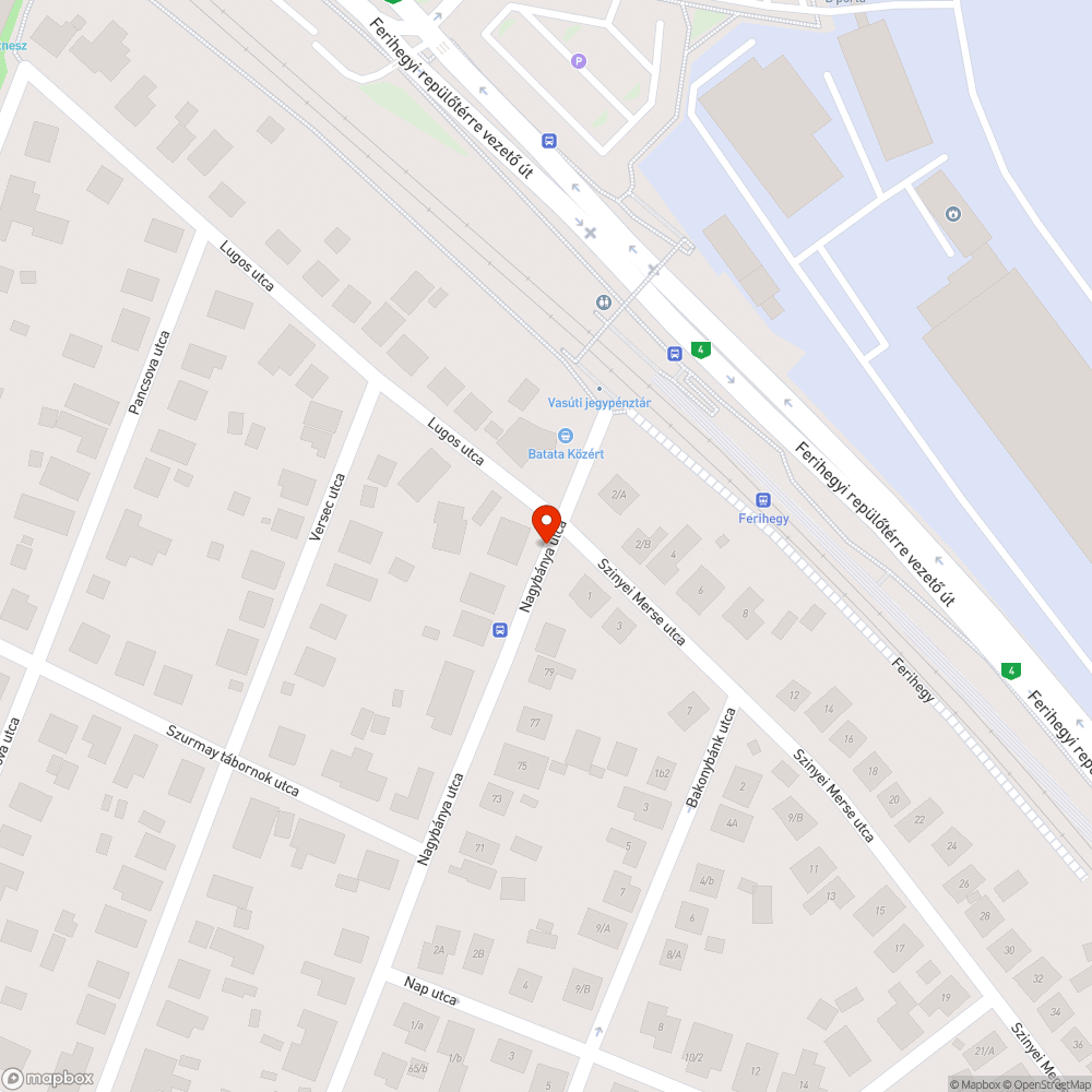 Pad rongálódott bejelentés helye