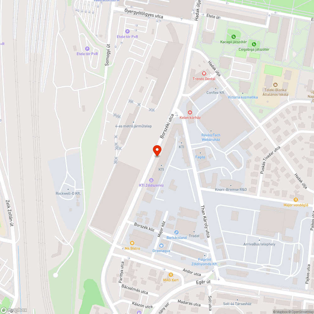 Nagy kátyú… bejelentés helye