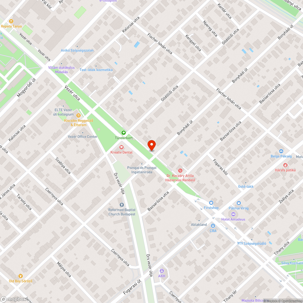 Halott fák bejelentés helye